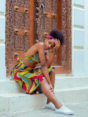 Fire skirt top Fadhili Original