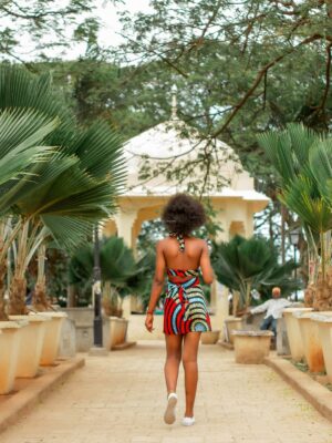 Red Line skirt top Fadhili Original