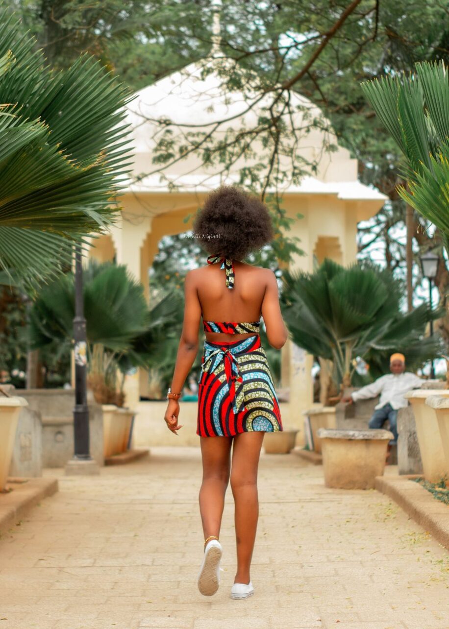 Red Line skirt top Fadhili Original