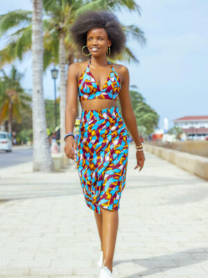 Blue Snow skirt Fadhili Original