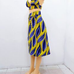 Yellow Seed skirt top Fadhili Original