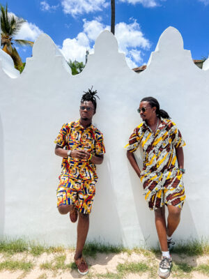 Grafiti shirt and short Fadhili Original