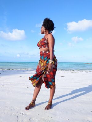 Glass skirt and top Fadhili Original