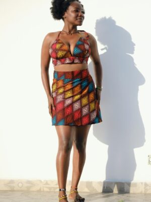 Glass skirt and top Fadhili Original