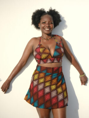 Glass skirt and top Fadhili Original