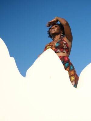 Glass skirt and top Fadhili Original